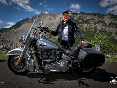 Joe at Frank Slide